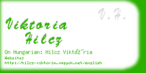 viktoria hilcz business card